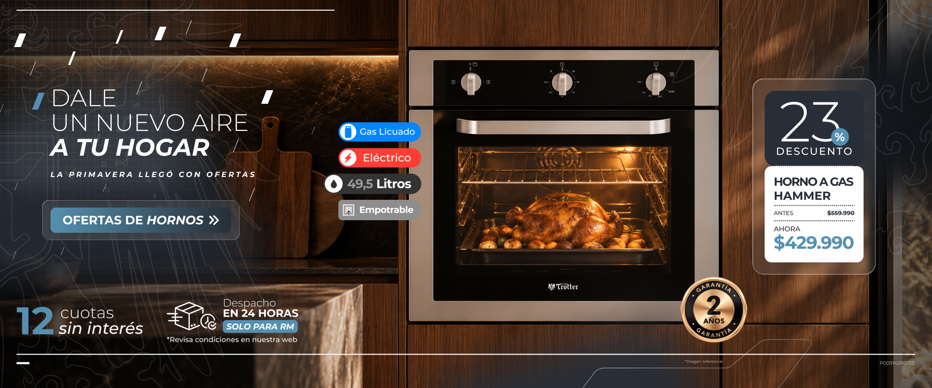 Promoción Horno Hammer N25 Albin Trotter