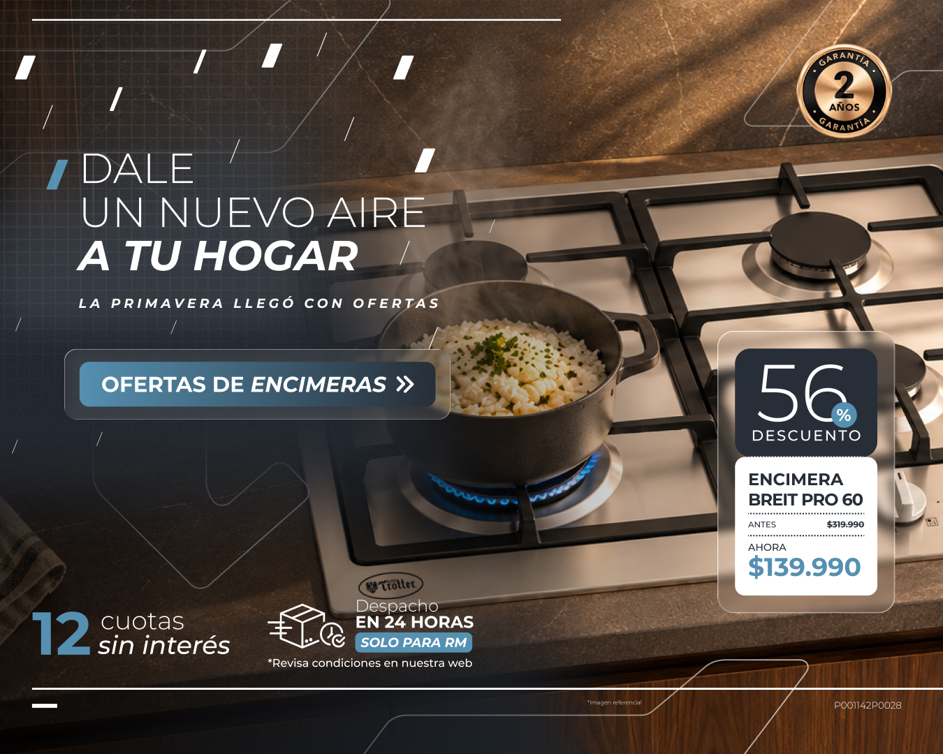 Promoción Encimera Breit Pro 60 Albin Trotter