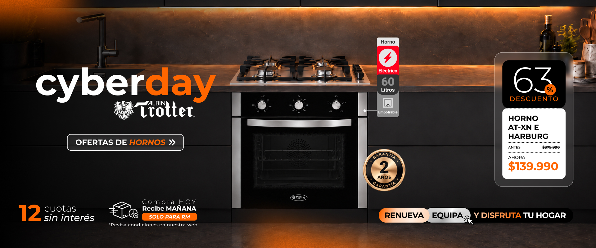 Oferta Cyber Horno Harburg Albin Trotter