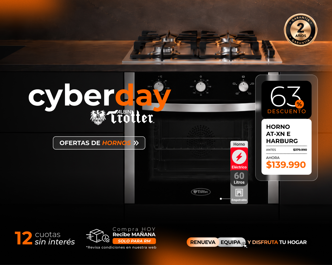 Oferta Cyber Horno Harburg Albin Trotter