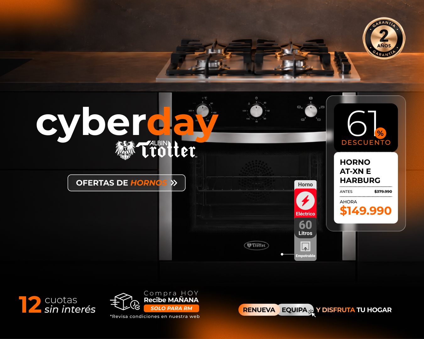 Oferta Cyber Horno Harburg Albin Trotter