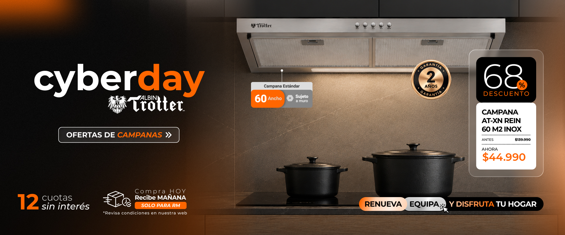 Oferta Cyber Campana Rein 60 Albin Trotter